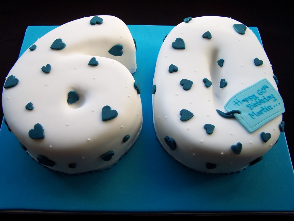 Blue 60 Cake |  Cakes