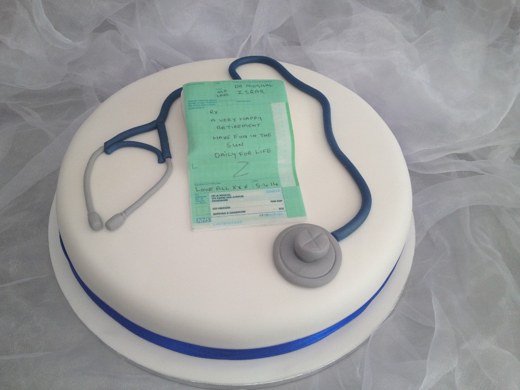 GP Doctor Retirement Cake |  Cakes