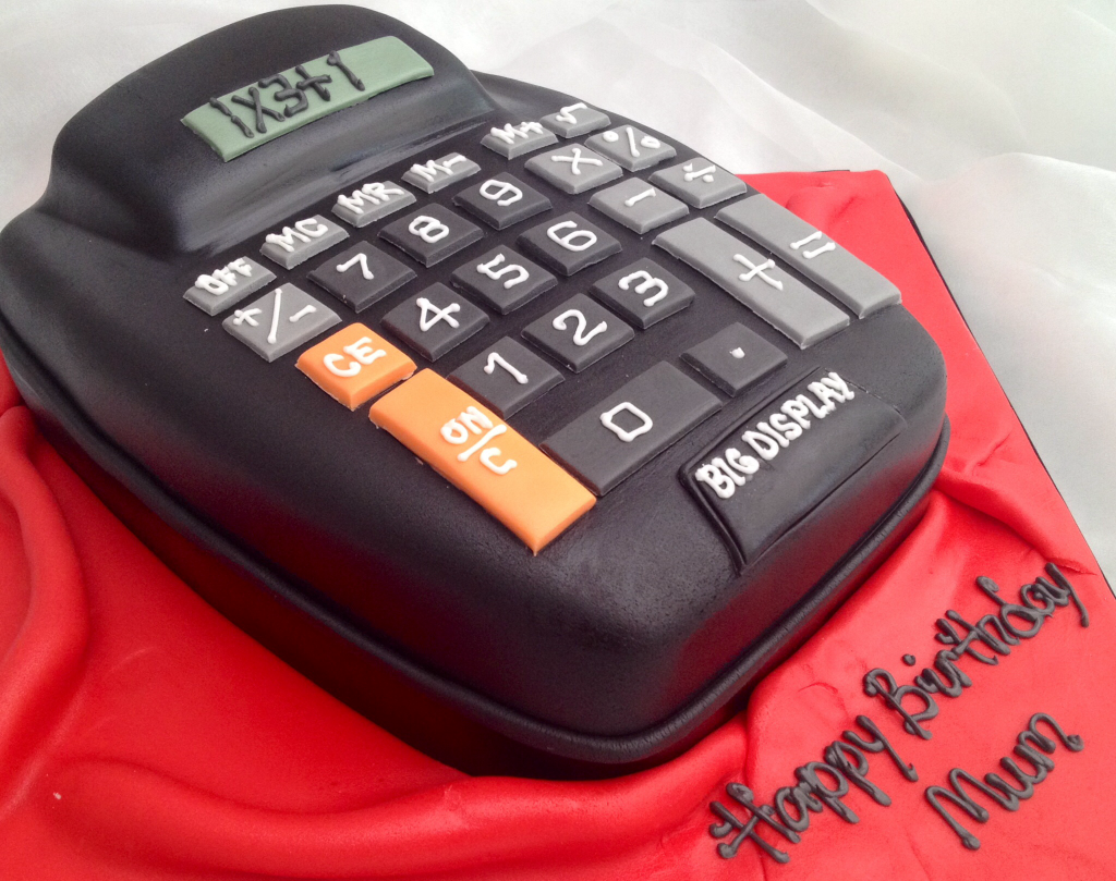 Calculator Cake |  Cakes