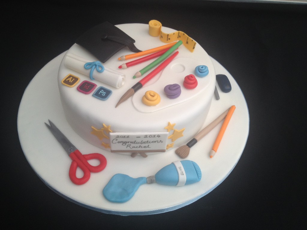 Art Graduate Cake |  Cakes