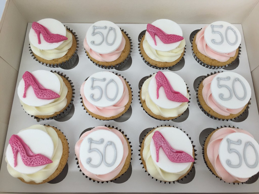 Hot Pink 50 Cake |  Cakes