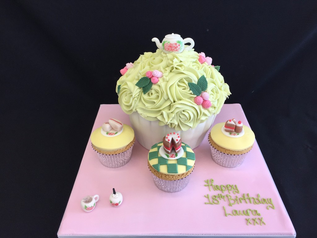 Teatime Giant Cupcake Cake |  Cakes