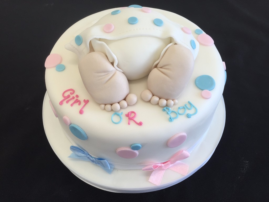 Baby Nappy Bum Cake |  Cakes