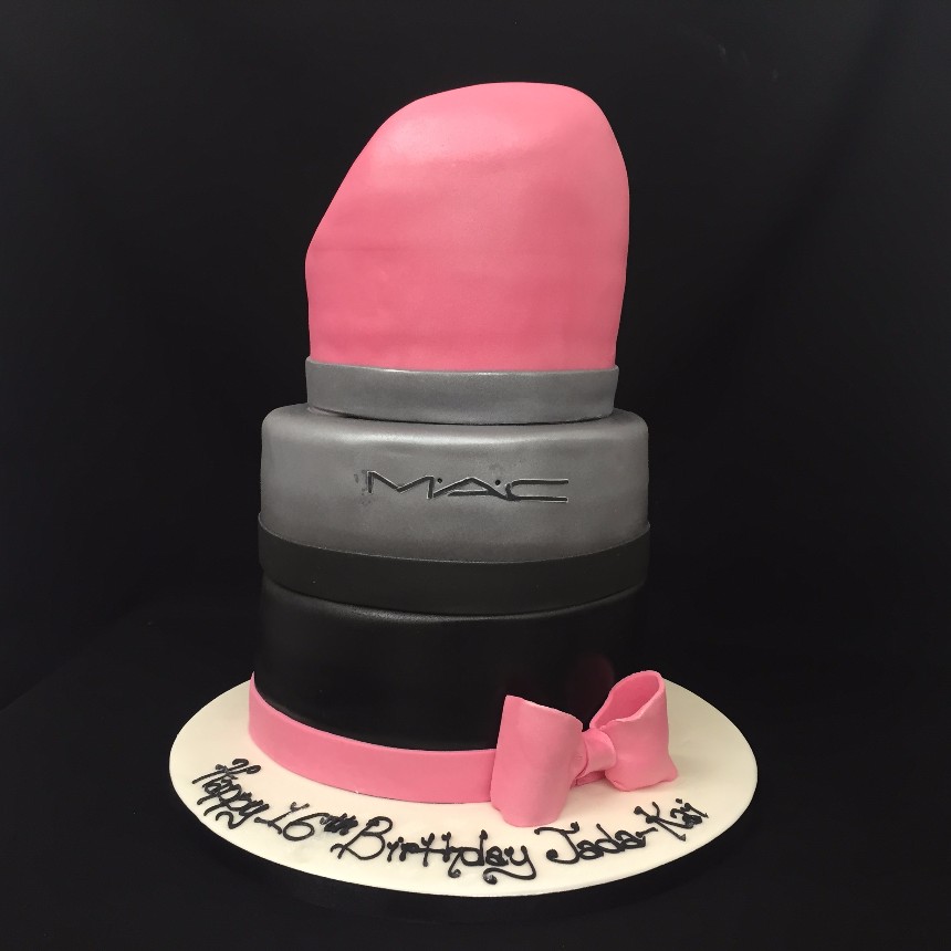 Mac Lipstick 3D Cake |  Cakes