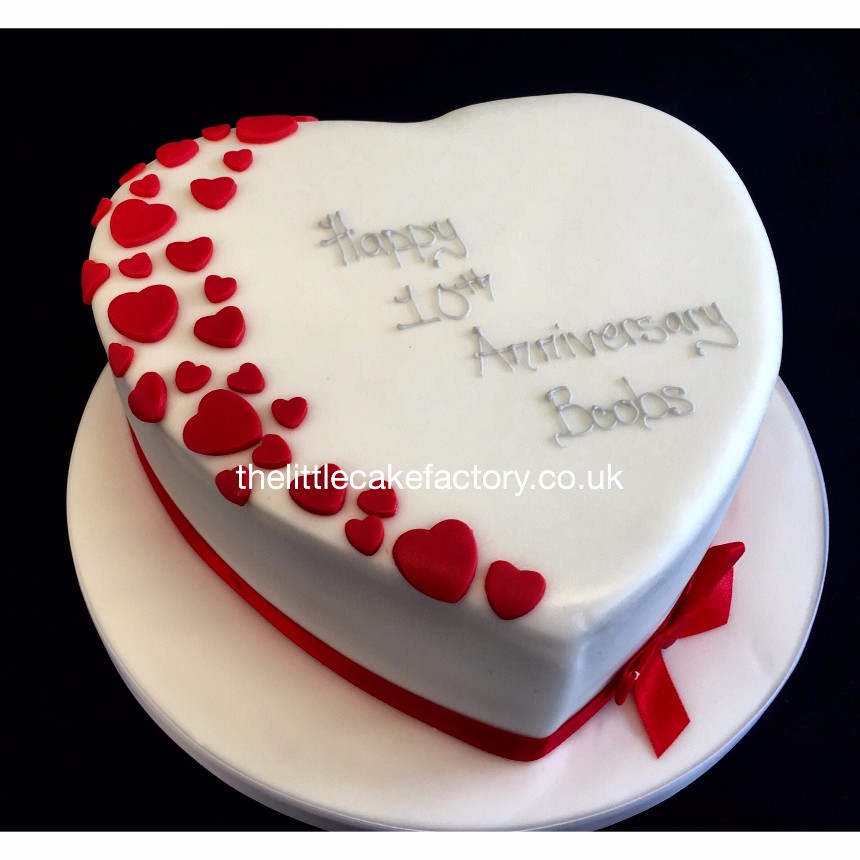 Anniversary Heart Cake |  Cakes
