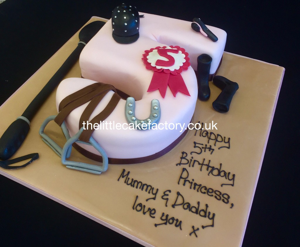Number 5 Riding  Cake |  Cakes