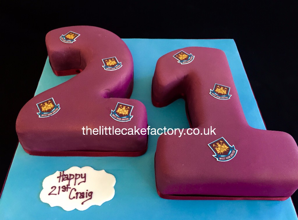 Hammers 21 Cake |  Cakes