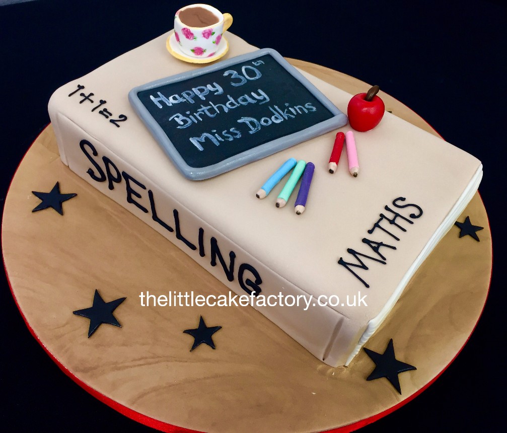 Teacher's Book Cake |  Cakes