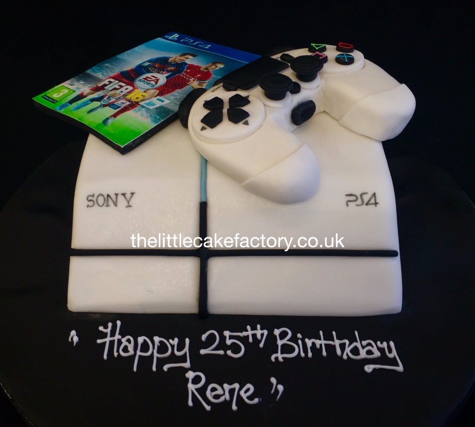 PS4 White Cake |  Cakes