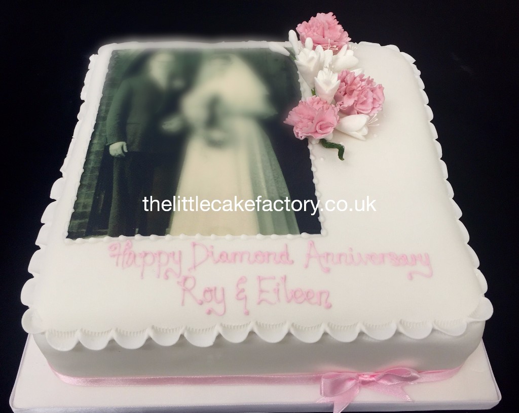 Diamond Anniversary Cake |  Cakes