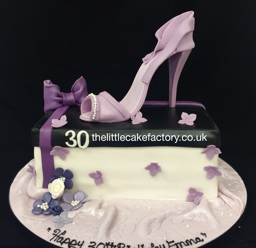 Lilac Shoe Cake |  Cakes