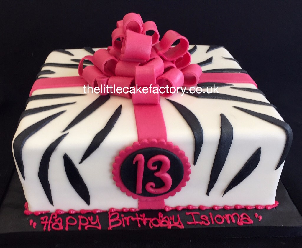 Zebra Gift Cake |  Cakes