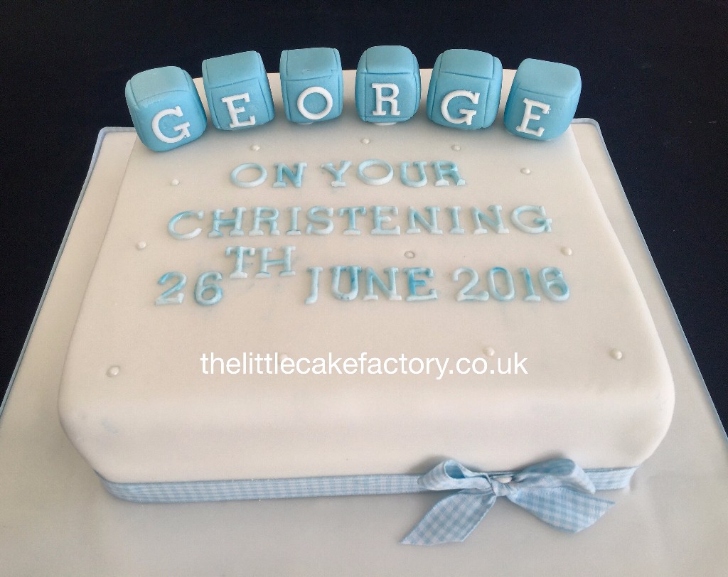 George's Christening Cake |  Cakes