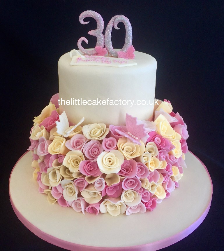 Fifi's 30th Rose Cake |  Cakes