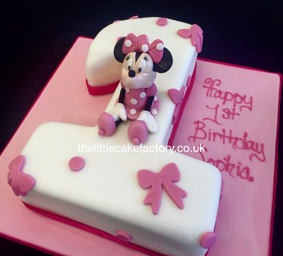 Baby Minnie number 1 Cake | Numbers Cakes