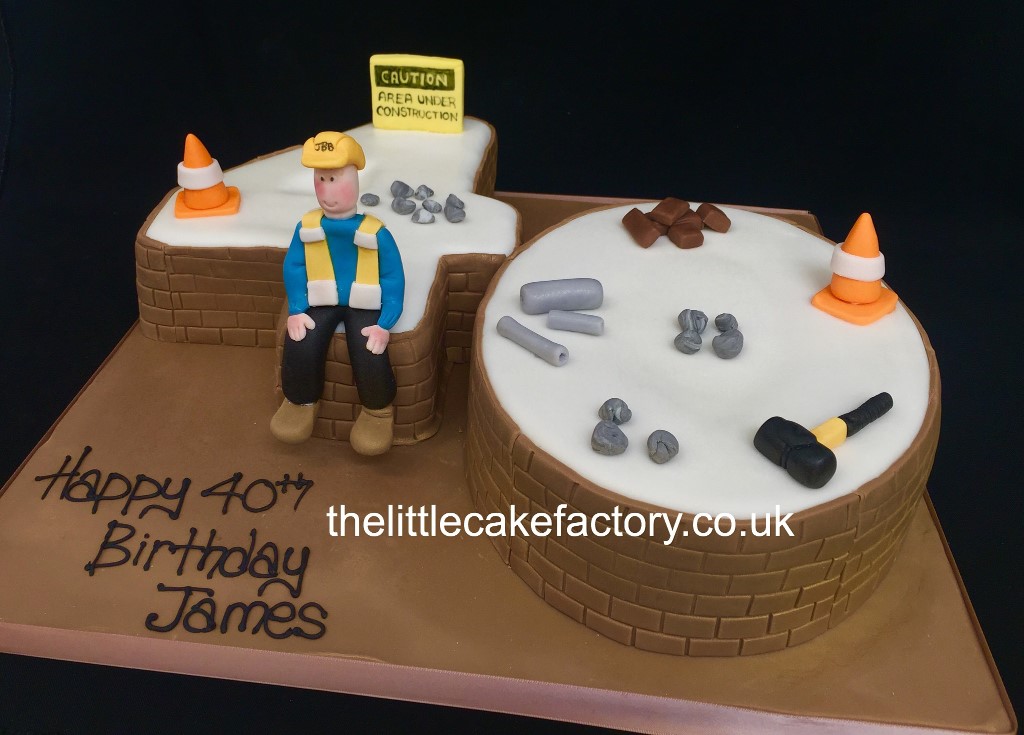 Builder's 40th Cake |  Cakes