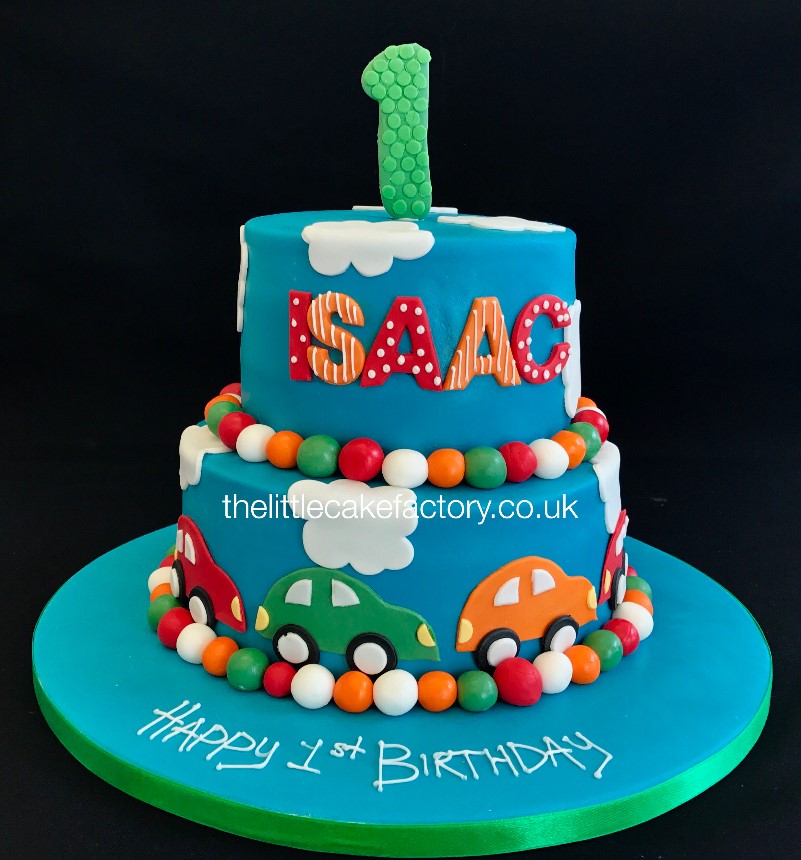 Car 1st Birthday Cake |  Cakes