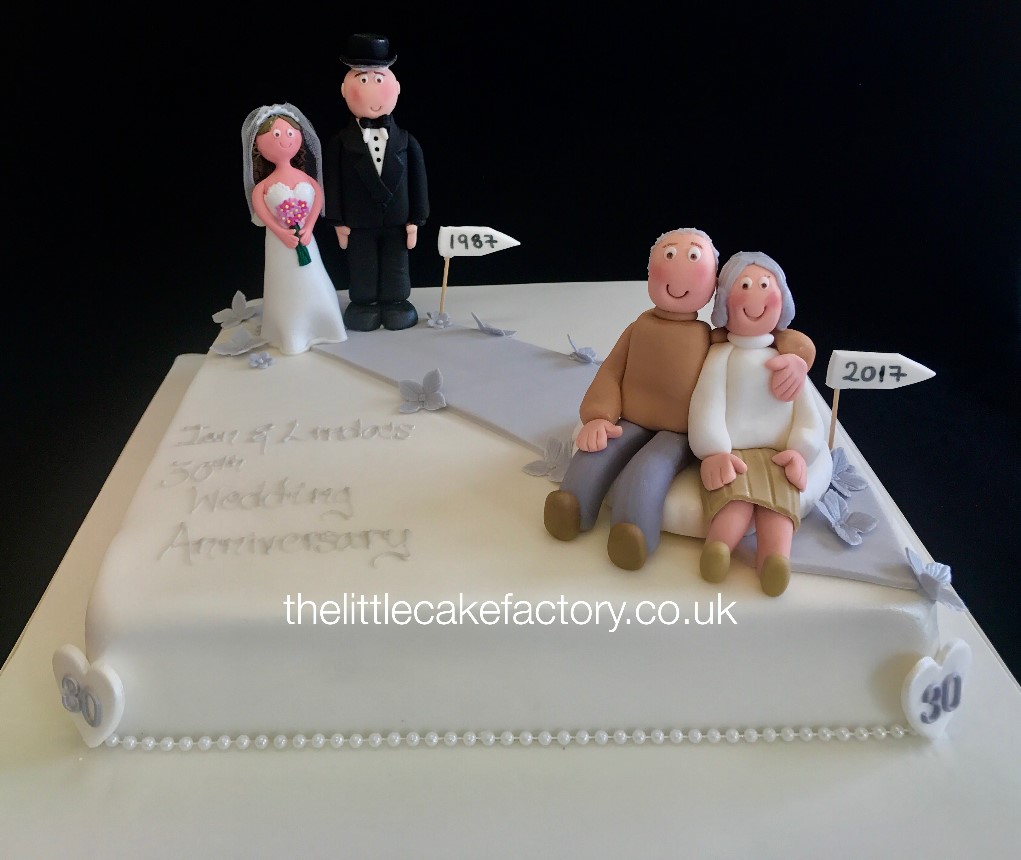  Pearl Wedding Anniversary Cake |  Cakes