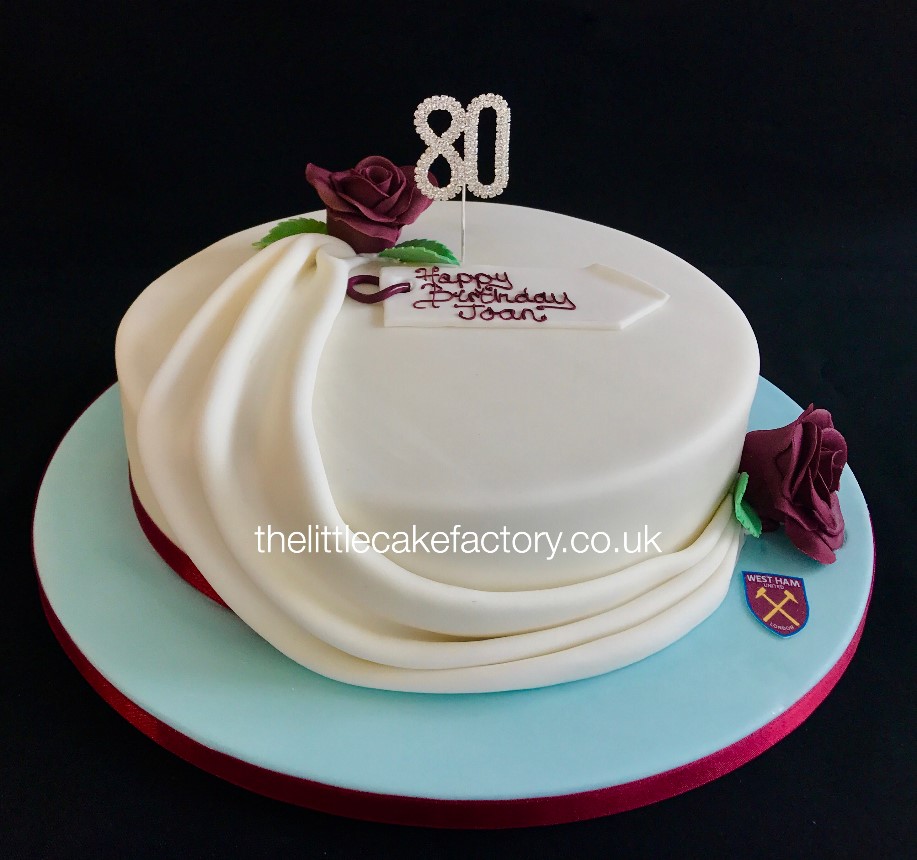 West Ham 80th  Cake |  Cakes