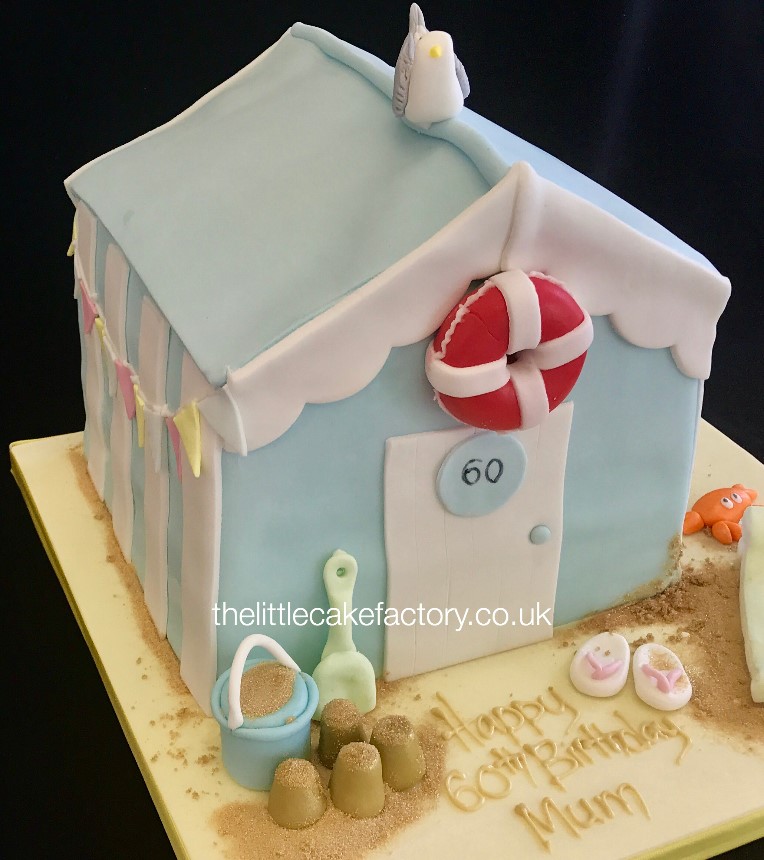 Sandy Beach House Cake |  Cakes