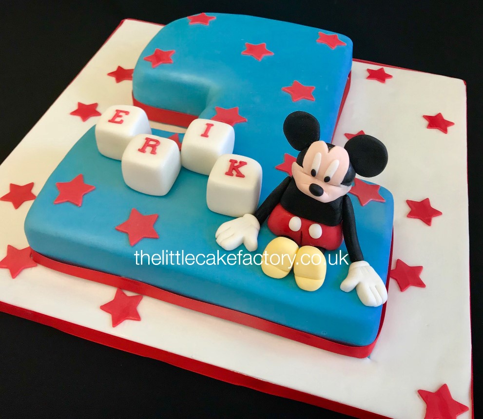 Large Red Star Mickey Cake |  Cakes