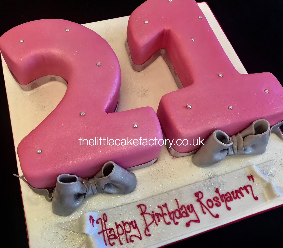 Hot Pink 21 Cake |  Cakes