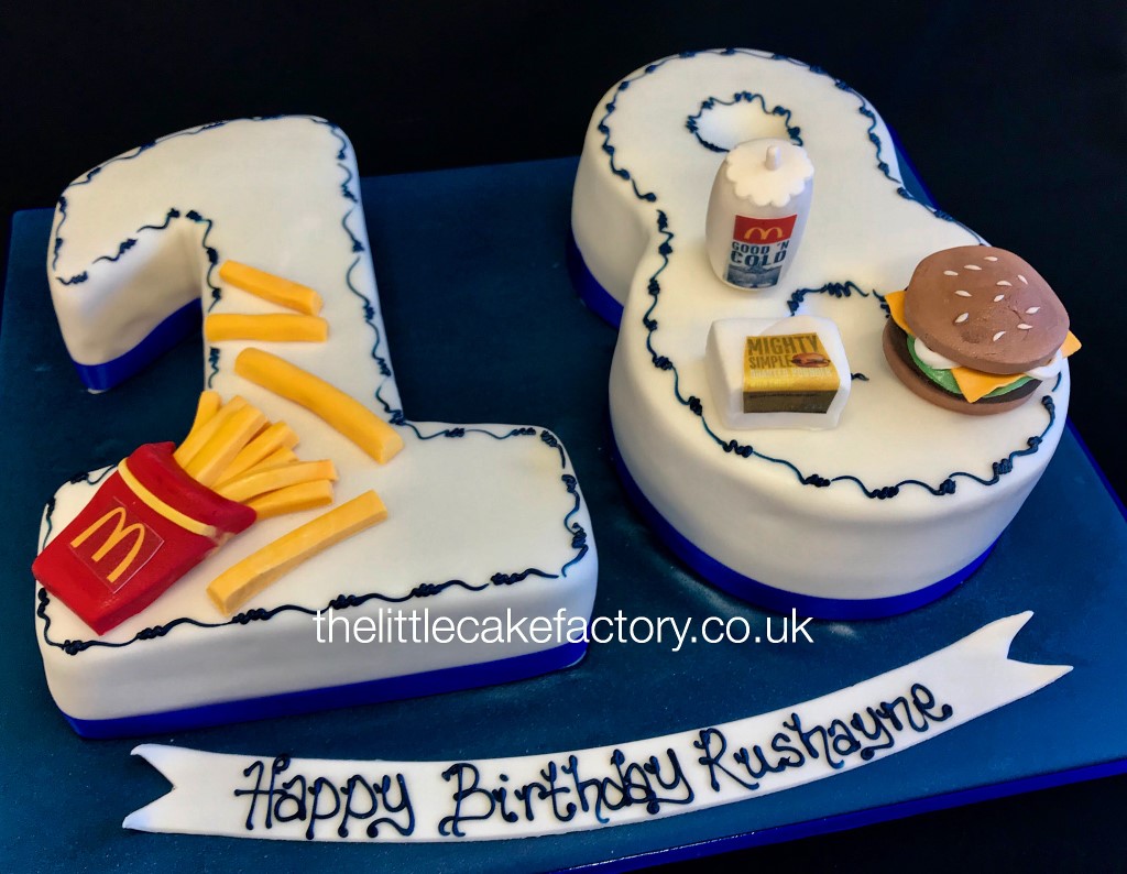 McDonalds cake  Cake | Numbers Cakes
