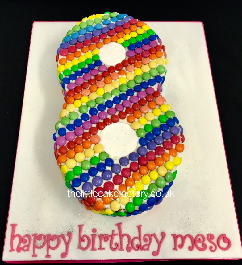 Rainbow 8 Cake |  Cakes